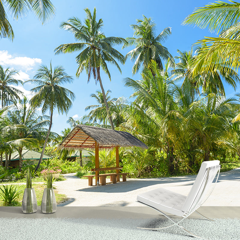 Modern Style Wall Mural Wallpaper Tropical Landscape Bedroom Wall Mural