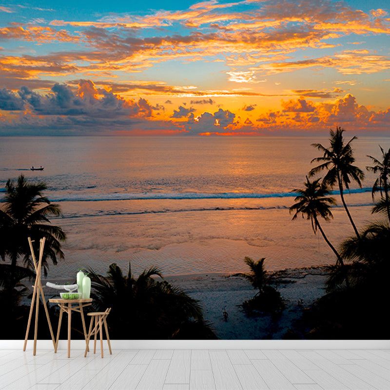 Washable Photography Mural Wallpaper Tropical Scenery Indoor Wall Mural