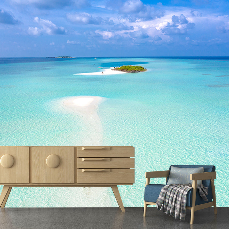 Washable Photography Mural Wallpaper Tropical Scenery Indoor Wall Mural