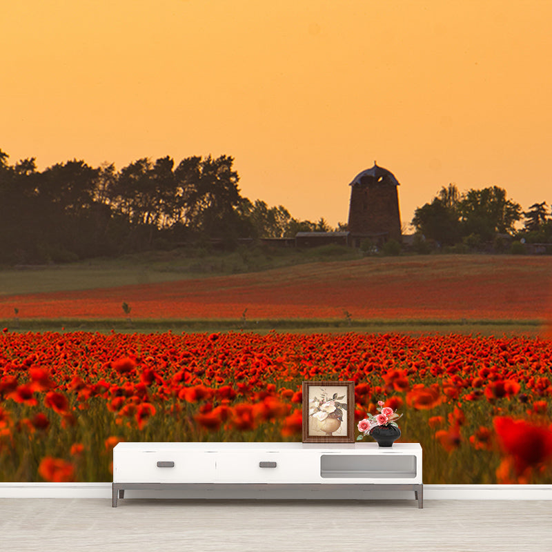 Environment Friendly Mural Wallpaper Flowers Photography Bedroom Wall Mural