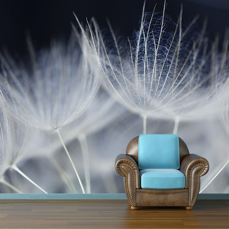 Flowers Mildew Resistant Mural Wallpaper Sleeping Room Wall Mural