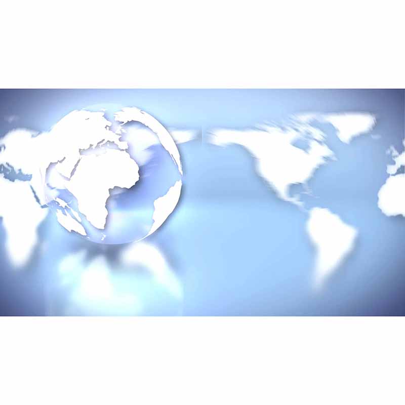 Map Illustration Mildew Resistant Mural Wallpaper Living Room Wall Mural