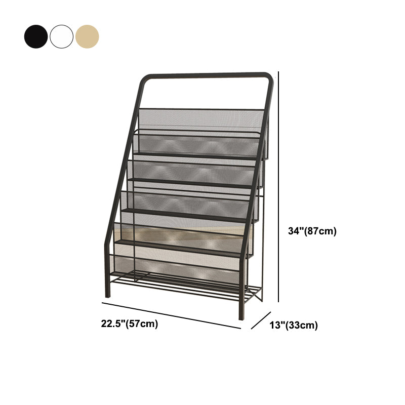 Libreria per la scala del ferro industriale chiuso libreria verticale per la casa