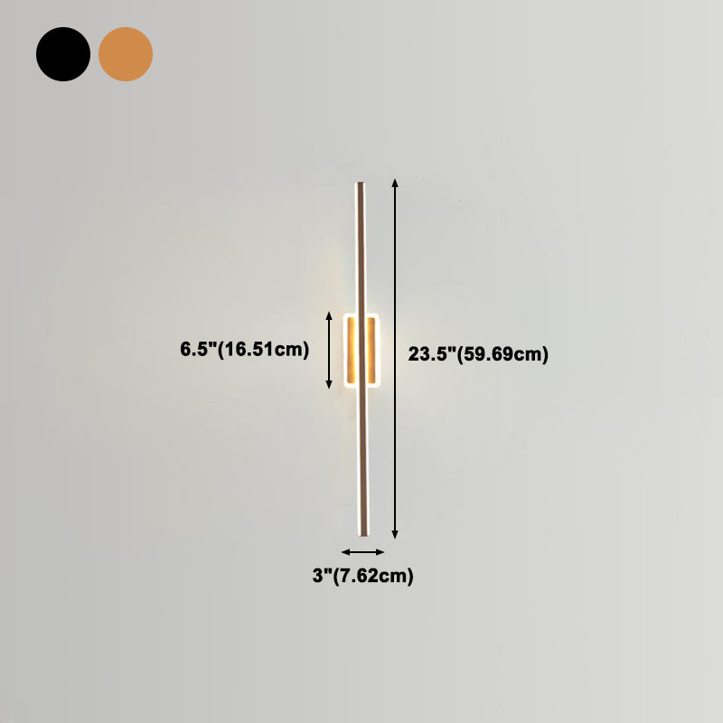 Luminaires d'éclairage de vanité de style moderne lampes murales à LED en aluminium