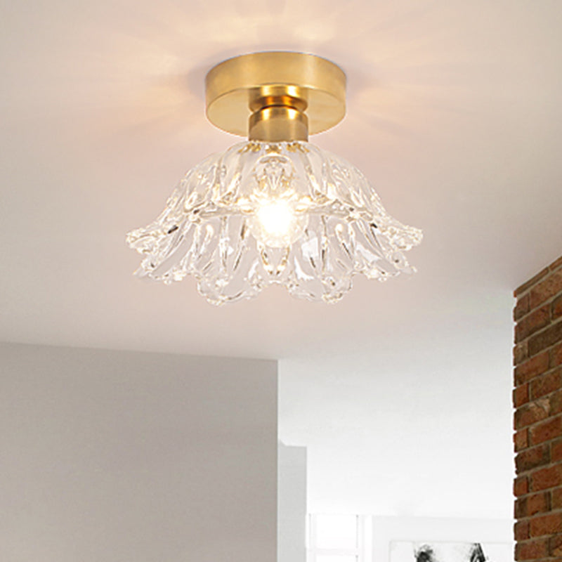 Contemporáneo de lámparas de lámpara de descarga múltiples 1 luces de montaje de luz de luz en oro