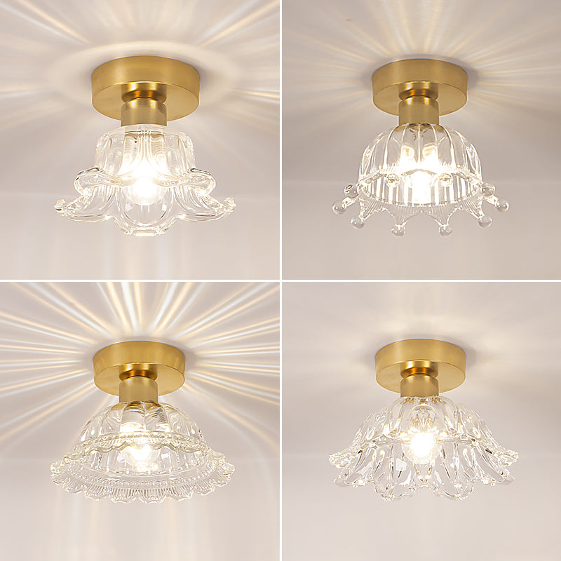 Contemporáneo de lámparas de lámpara de descarga múltiples 1 luces de montaje de luz de luz en oro