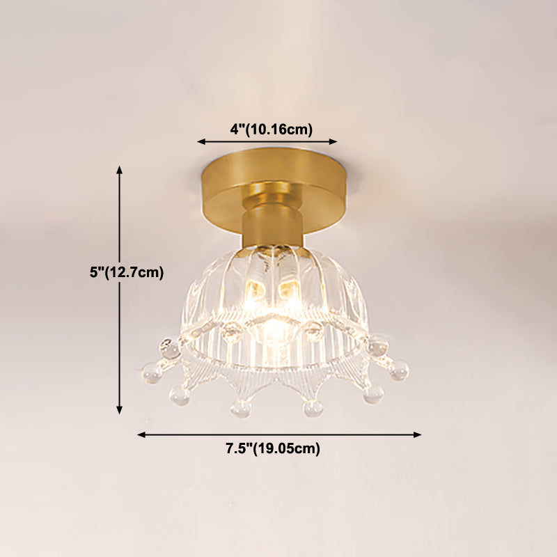 Contemporáneo de lámparas de lámpara de descarga múltiples 1 luces de montaje de luz de luz en oro