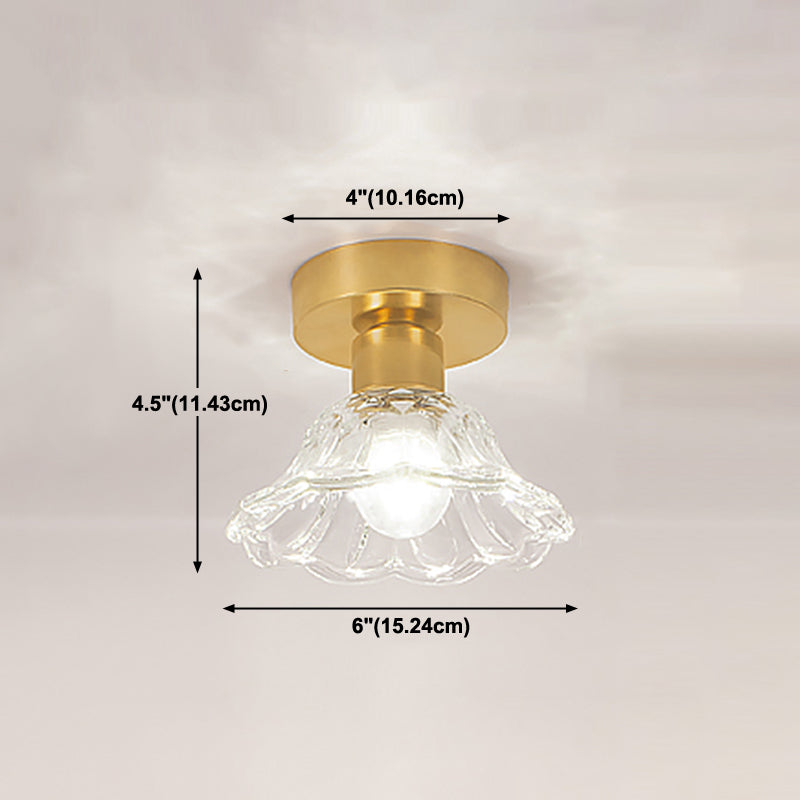 Contemporáneo de lámparas de lámpara de descarga múltiples 1 luces de montaje de luz de luz en oro