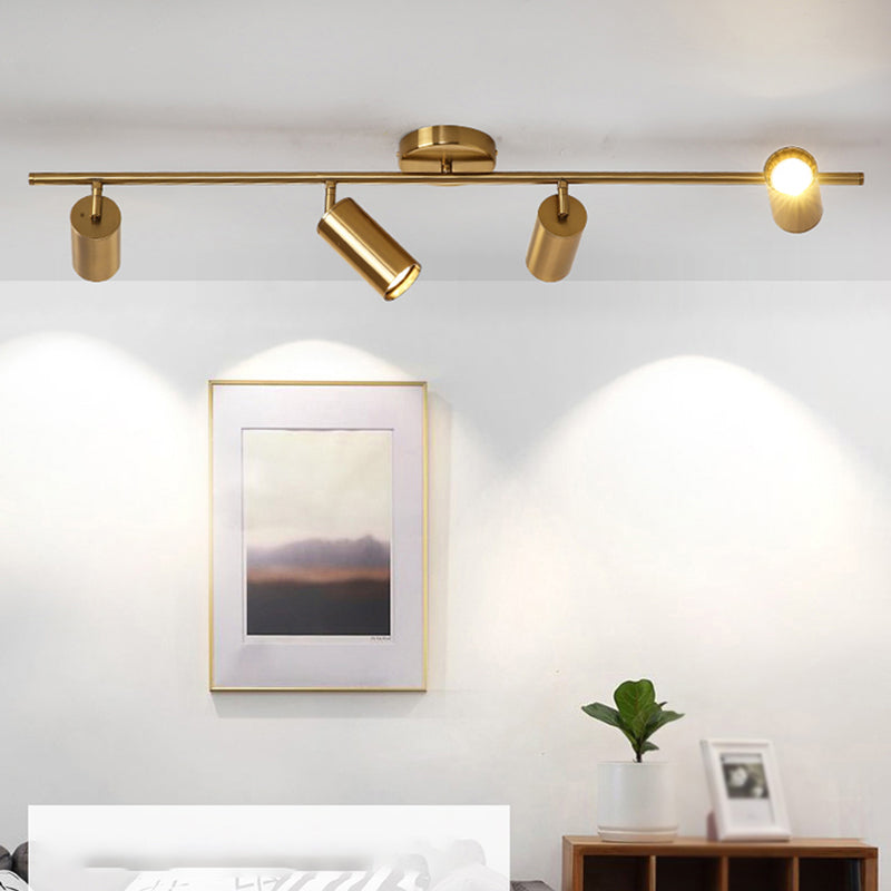 Lámpara de techo de riel de forma cilíndrica de forma cilíndrica Monte de aluminio moderno para centro comercial