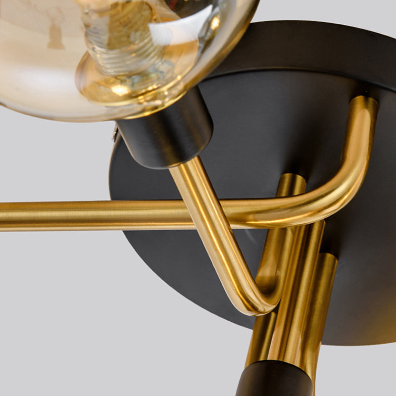 Luz de techo al ras del vidrio de forma redonda Lucina moderna de montaje de altura de luces múltiples