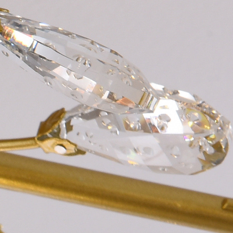 Forme de balle en verre Fleurure de plafond moderne plusieurs lumières modernes éclairage monte en or