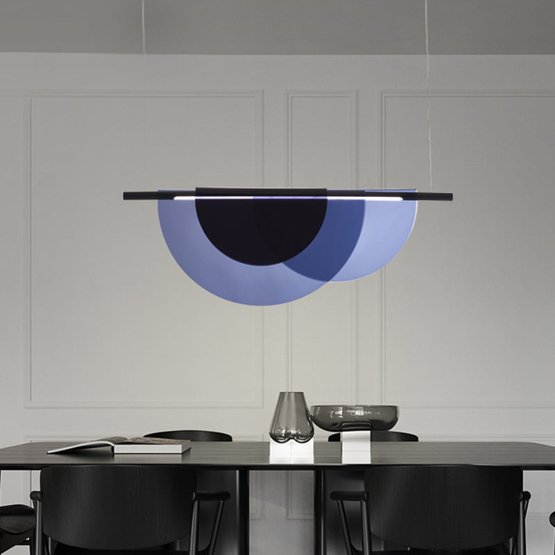 Moderner Stil Linearer Anhänger Licht Acryl 1 Licht Anhängerleuchte