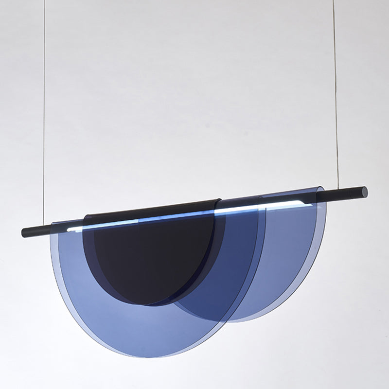 Moderner Stil Linearer Anhänger Licht Acryl 1 Licht Anhängerleuchte