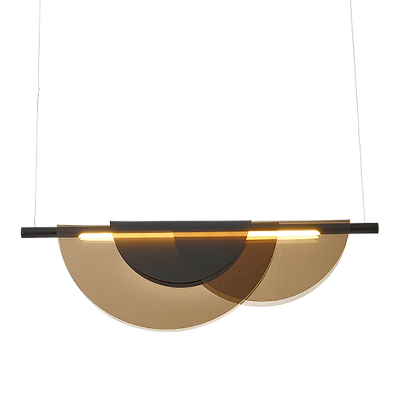 Moderner Stil Linearer Anhänger Licht Acryl 1 Licht Anhängerleuchte