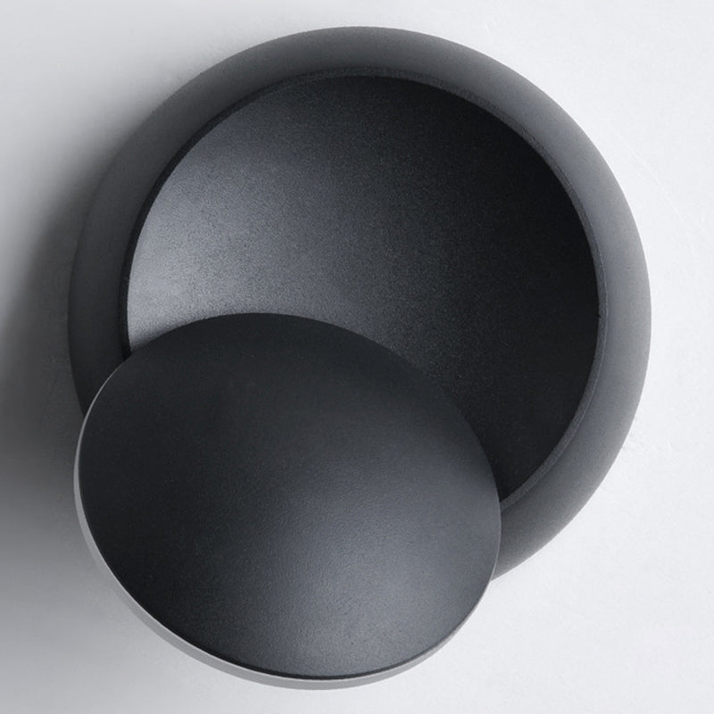 Luz de pared de metal de estilo nórdico Round Rotatable 5.5 "de pared de pared de ancho para dormitorio