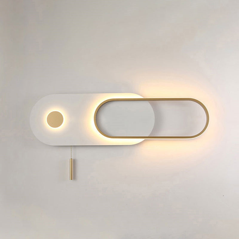 Geometry Shape Metal Wall Lights Modern Style 2 Light Wall Mount Lamps