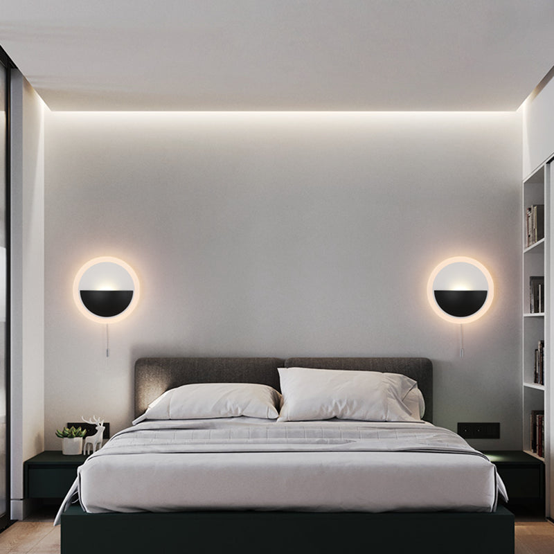 Geometry Shape Metal Wall Lights Modern Style 2 Light Wall Mount Lamps