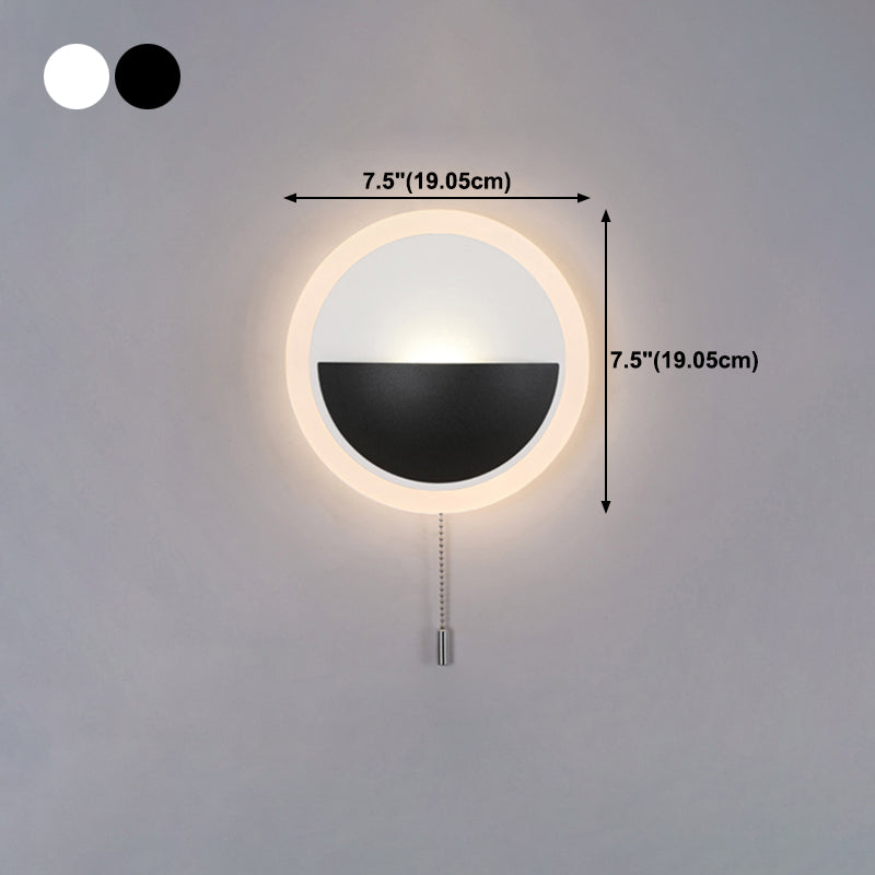 Geometry Shape Metal Wall Lights Modern Style 2 Light Wall Mount Lamps