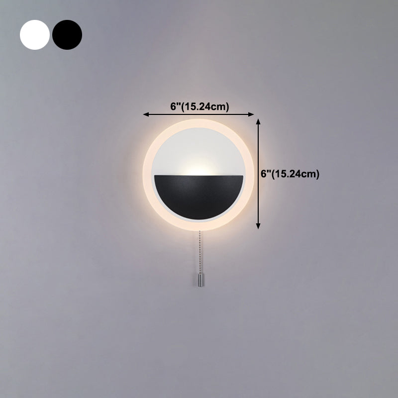 Geometry Shape Metal Wall Lights Modern Style 2 Light Wall Mount Lamps