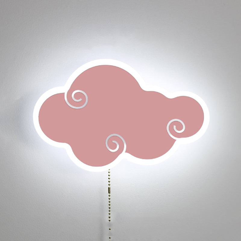 Accesorios de iluminación de la pared de la nube Metal de estilo moderno 1 Lámparas de pared de luz
