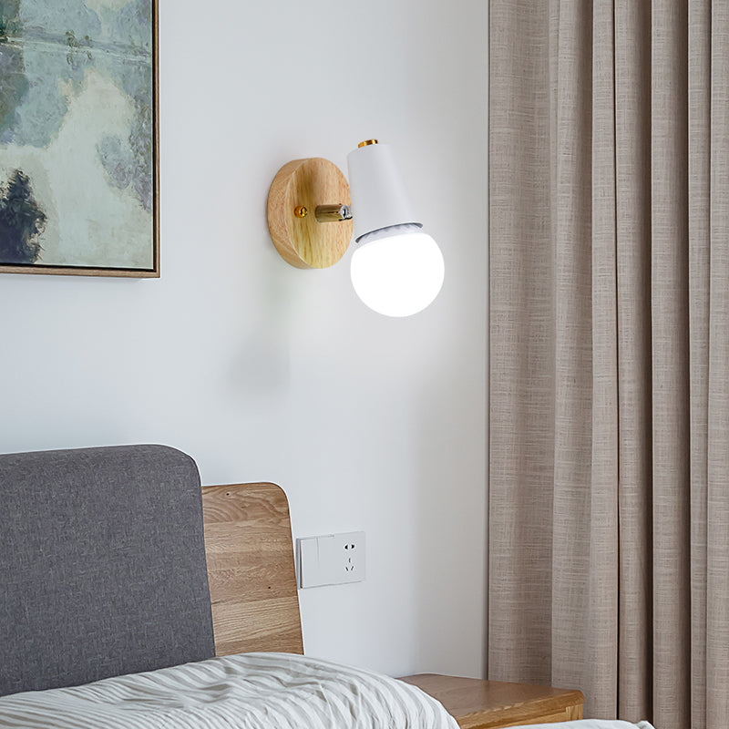 Accesorios de iluminación de pared geométrica de estilo de metal de estilo moderno 1 lámparas de pared de luz