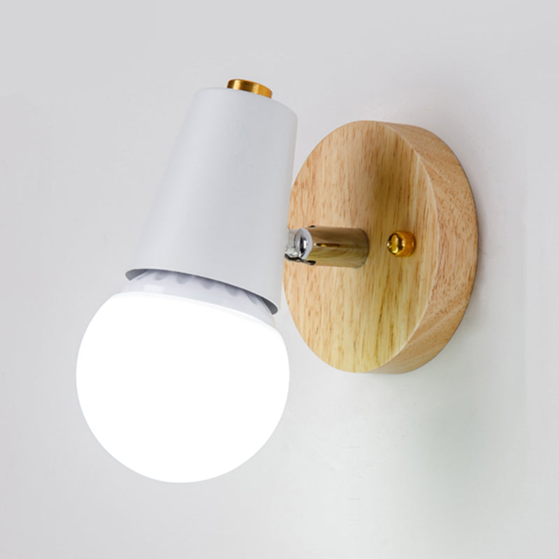 Accesorios de iluminación de pared geométrica de estilo de metal de estilo moderno 1 lámparas de pared de luz