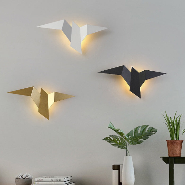 Estilo moderno de forma única mate de pared metal 1 iluminación de apliques de luz para sala de estar