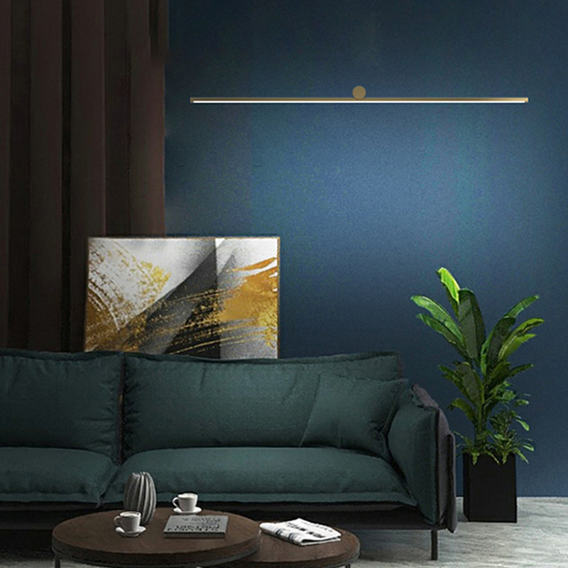 Forma lineal Luz de pared de metal Estilo moderno 1 Luz de luz de pared de luz