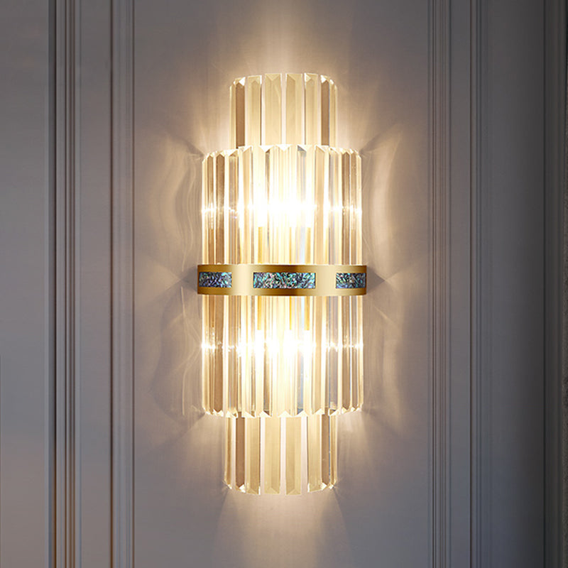 Contemporary Style Geometry Shape Wall Lights Crystal Wall Mount Lights