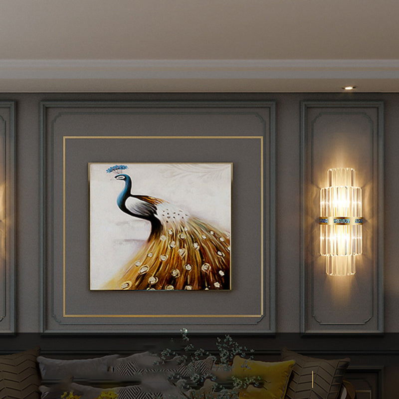 Contemporary Style Geometry Shape Wall Lights Crystal Wall Mount Lights