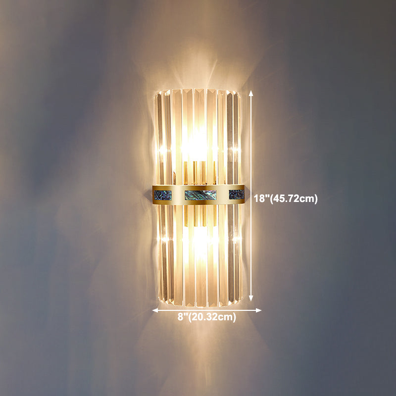 Contemporary Style Geometry Shape Wall Lights Crystal Wall Mount Lights