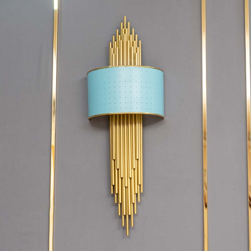 Iluminación de apliques de pared luz de metal de estilo moderno de estilo LED para dormitorio