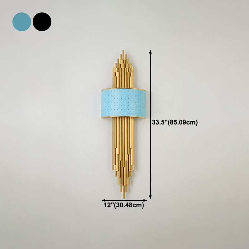 Iluminación de apliques de pared luz de metal de estilo moderno de estilo LED para dormitorio