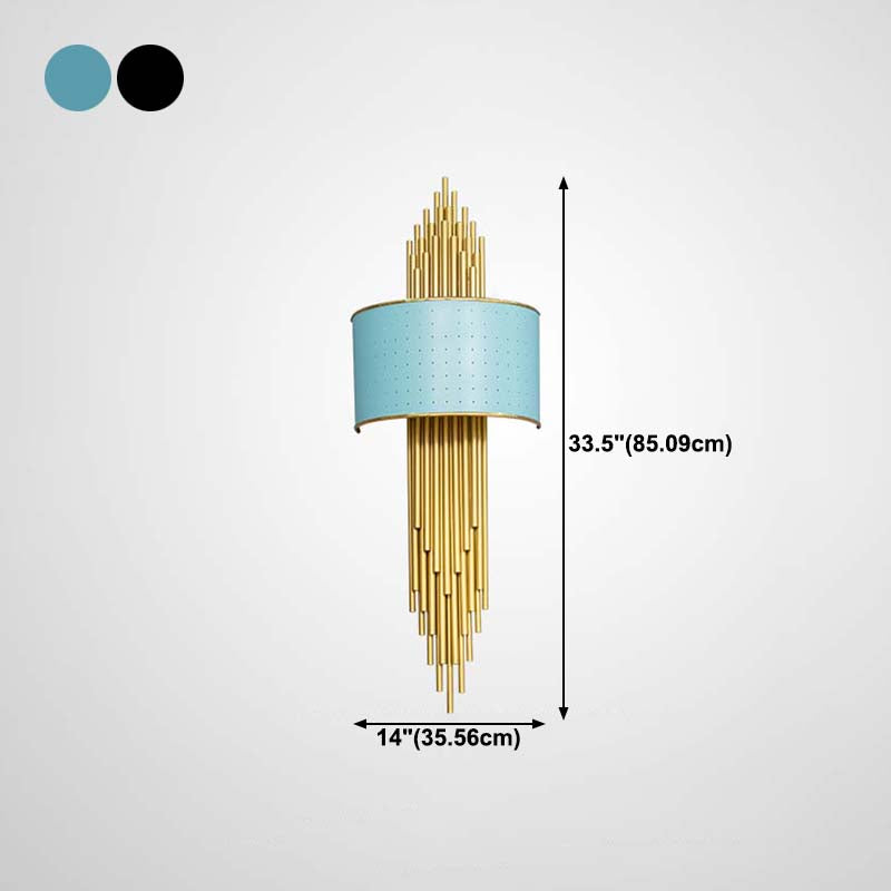 Iluminación de apliques de pared luz de metal de estilo moderno de estilo LED para dormitorio