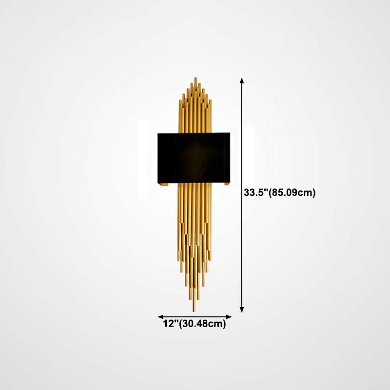 Iluminación de apliques de pared luz de metal de estilo moderno de estilo LED para dormitorio