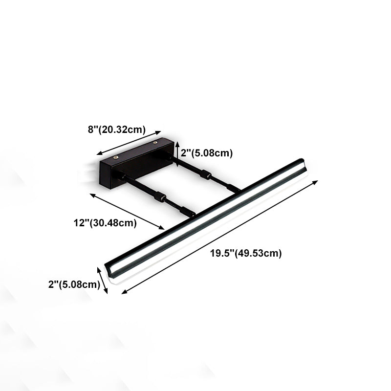 Lampada da parete per vanità da bagno a forma di barra estensibile lampada a led moderna lampada a led