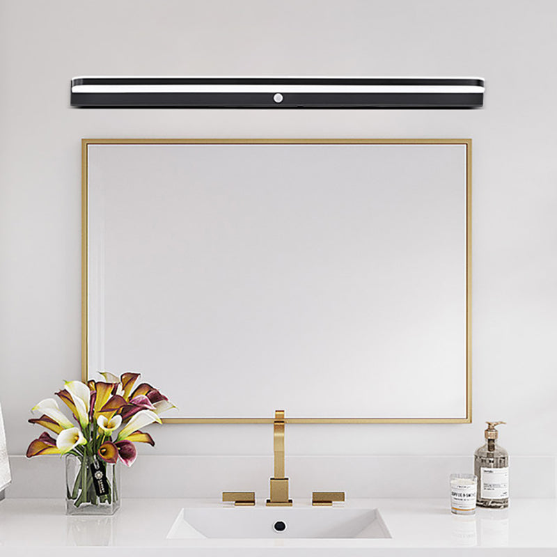Infrared Sensible Bathroom Vanity Sconce Aluminum Modern LED Wall Light Fixture