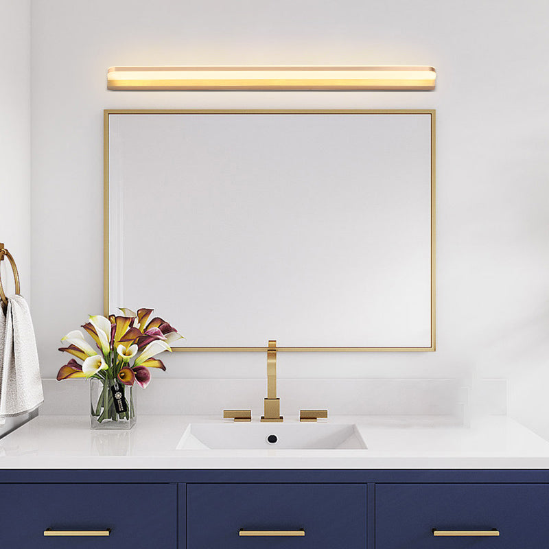 Infrared Sensible Bathroom Vanity Sconce Aluminum Modern LED Wall Light Fixture