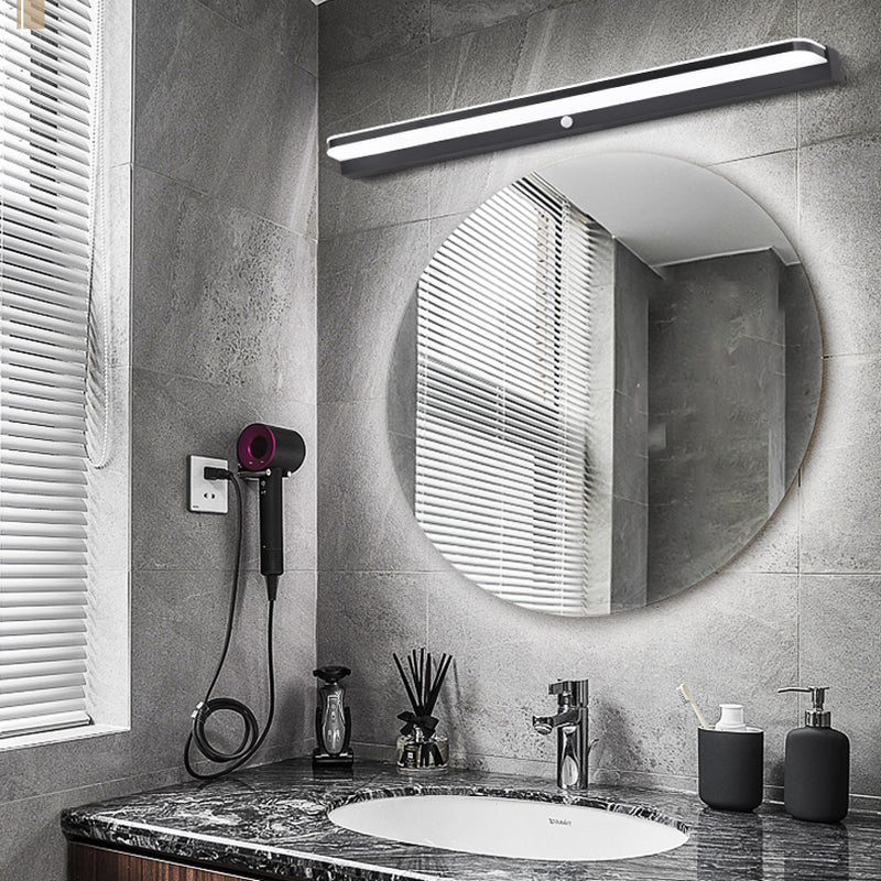 Infrared Sensible Bathroom Vanity Sconce Aluminum Modern LED Wall Light Fixture