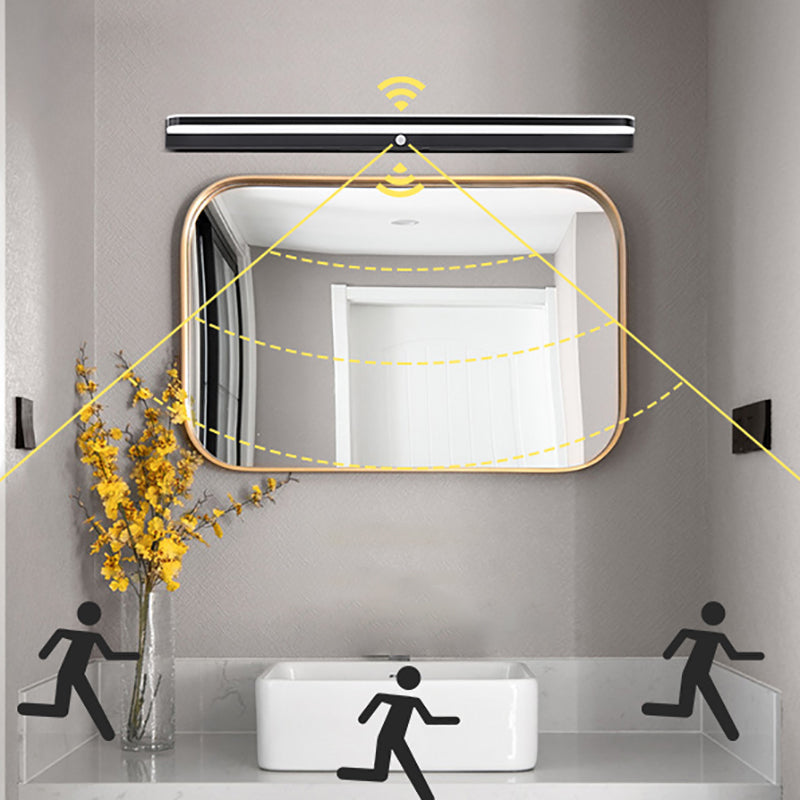 Infrared Sensible Bathroom Vanity Sconce Aluminum Modern LED Wall Light Fixture