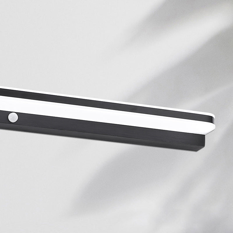 Infrared Sensible Bathroom Vanity Sconce Aluminum Modern LED Wall Light Fixture