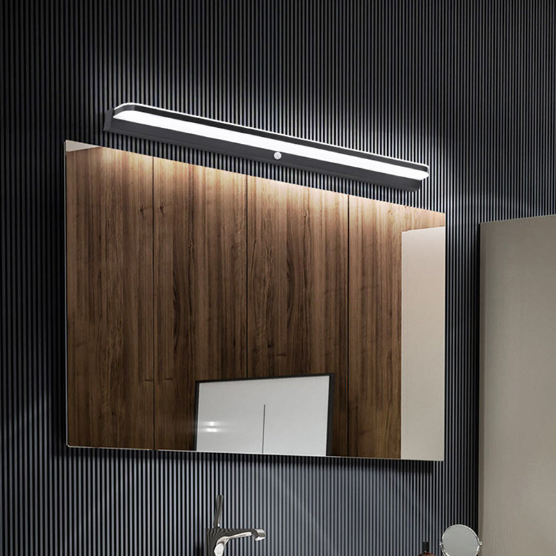 Infrared Sensible Bathroom Vanity Sconce Aluminum Modern LED Wall Light Fixture