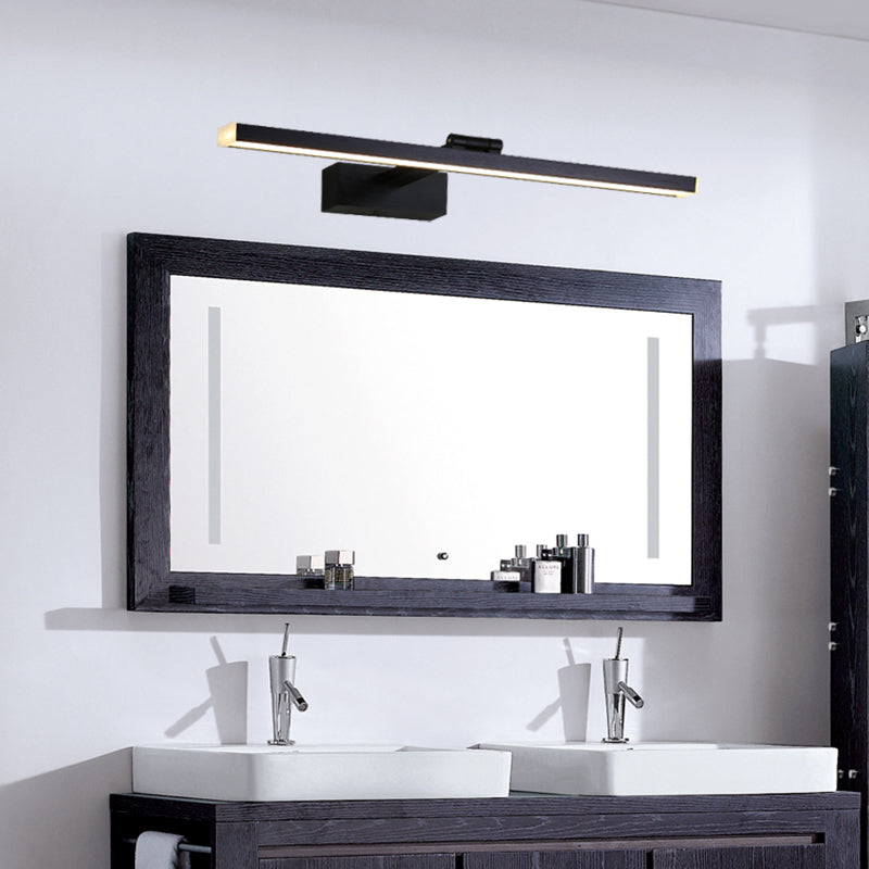 Postmodern Style Linear Vanity Sconce Light Bathroom Aluminum LED Wall Lighting