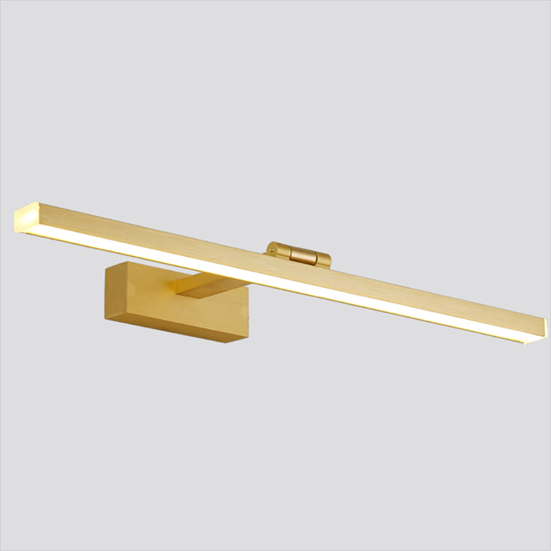 Postmodern Style Linear Vanity Sconce Light Bathroom Aluminum LED Wall Lighting