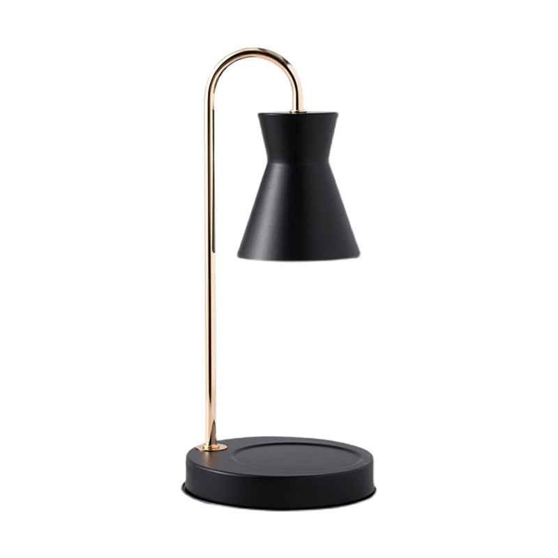 Lampada da scrivania in metallo nordico aromaterapia che si scioglie lampada da tavolo in cera senza candele per camera da letto