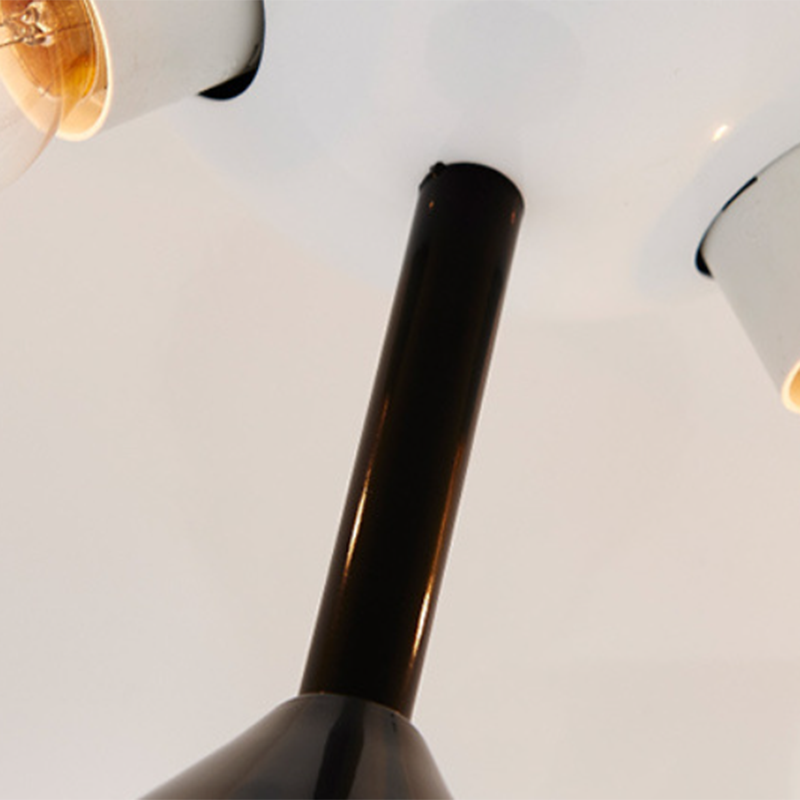Metal Round Form Table Lampe moderne 1-Licht-Tischlampenleuchten