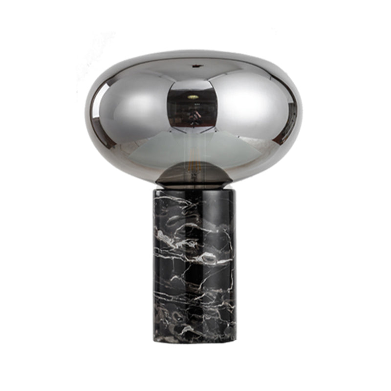Runde Formglasetischlampe moderner Stil 1-Licht-Tischlampenlampen
