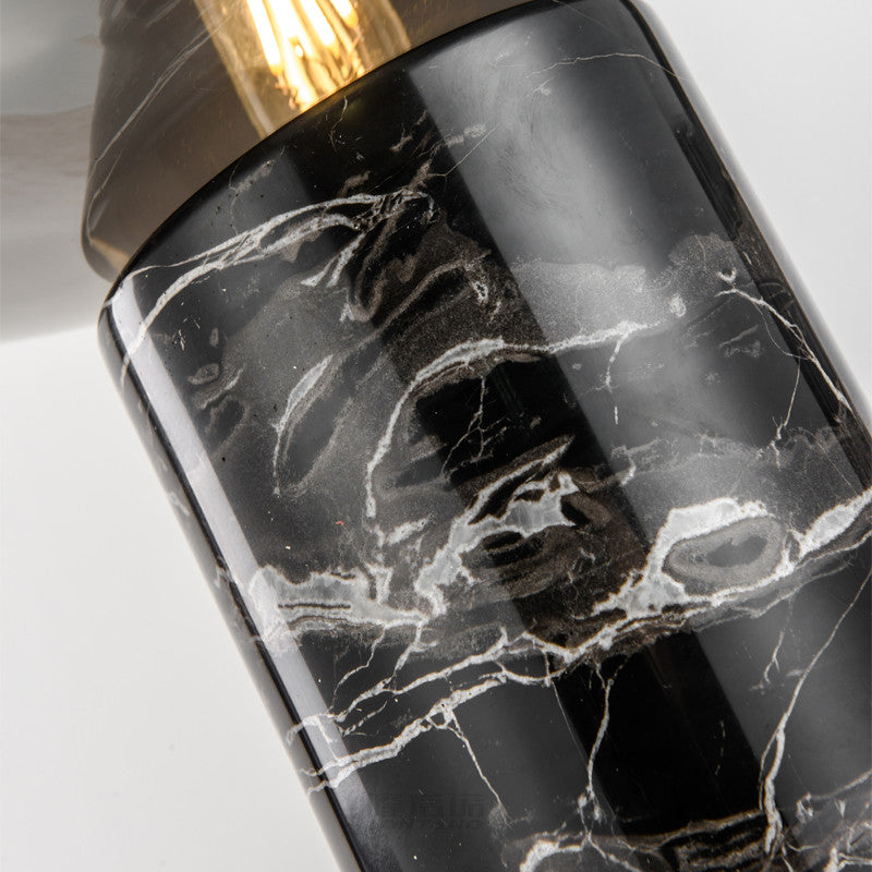 Runde Formglasetischlampe moderner Stil 1-Licht-Tischlampenlampen