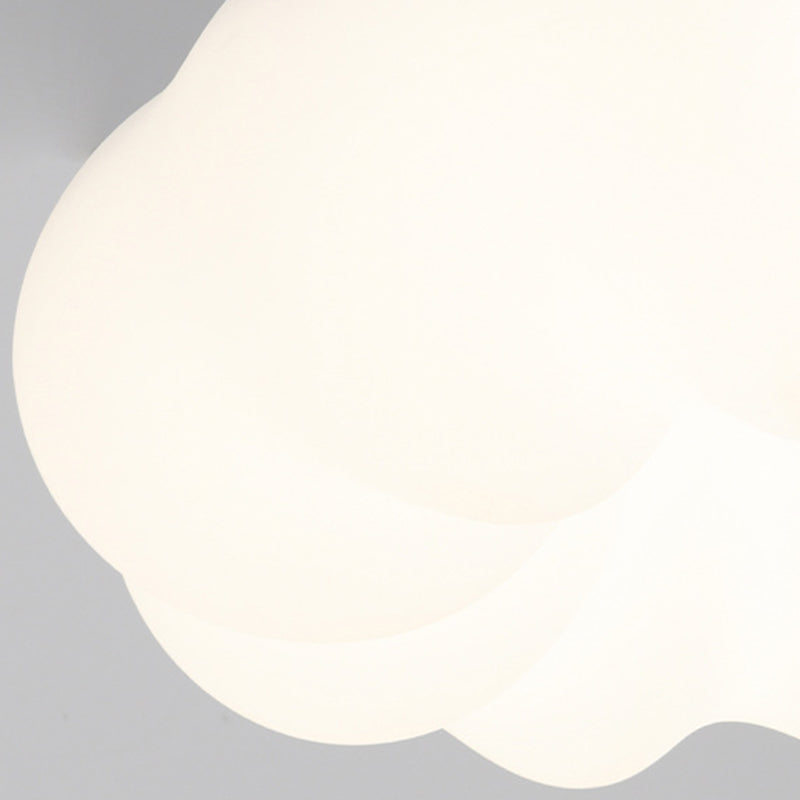 Slaapkamer hangende hanger licht metaal led Noordse kroonluchter lamp in wit