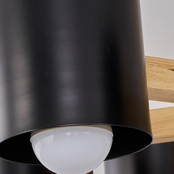 Multi -licht cilindrische tak hangende lichten moderne stijl metaalhangende verlichting